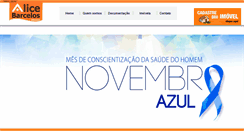 Desktop Screenshot of alicebarcelosimoveis.com.br